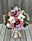 Букет цветов из: Альстромерии, Гвоздики, Розы и Хризантемы в Ельне