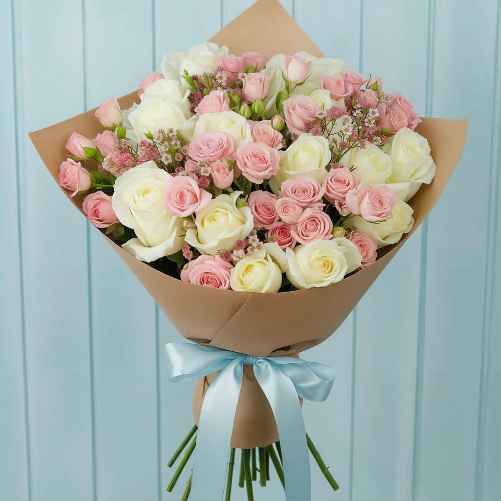 Букет цветов из: Розы в Ельне