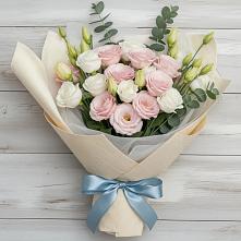 Букет цветов из:  Лизиантусы в Ельне