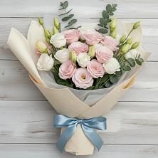 Букет цветов из:  Лизиантусы в Ельне