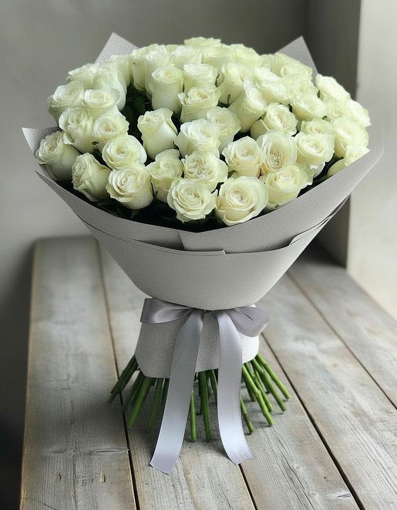 Букет 35 Белых роз в Ельне