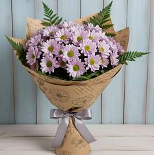 Букет цветов из:  Хризантемы #REPLACE_PRED# Ельне