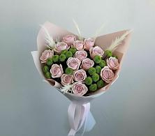 Букет цветов из:  Розы и Хризантемы #REPLACE_PRED# Ельне