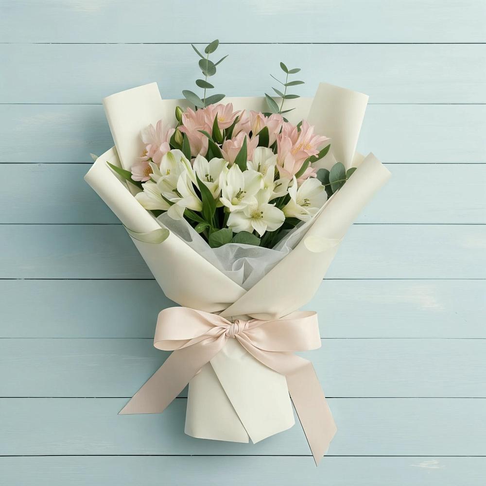 Букет цветов из: Альстромерии в Ельне