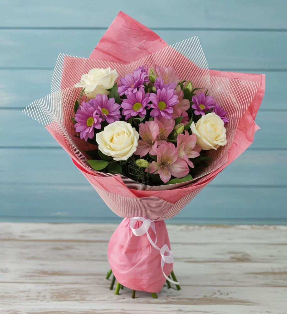 Букет цветов из: Герберы в Ельне