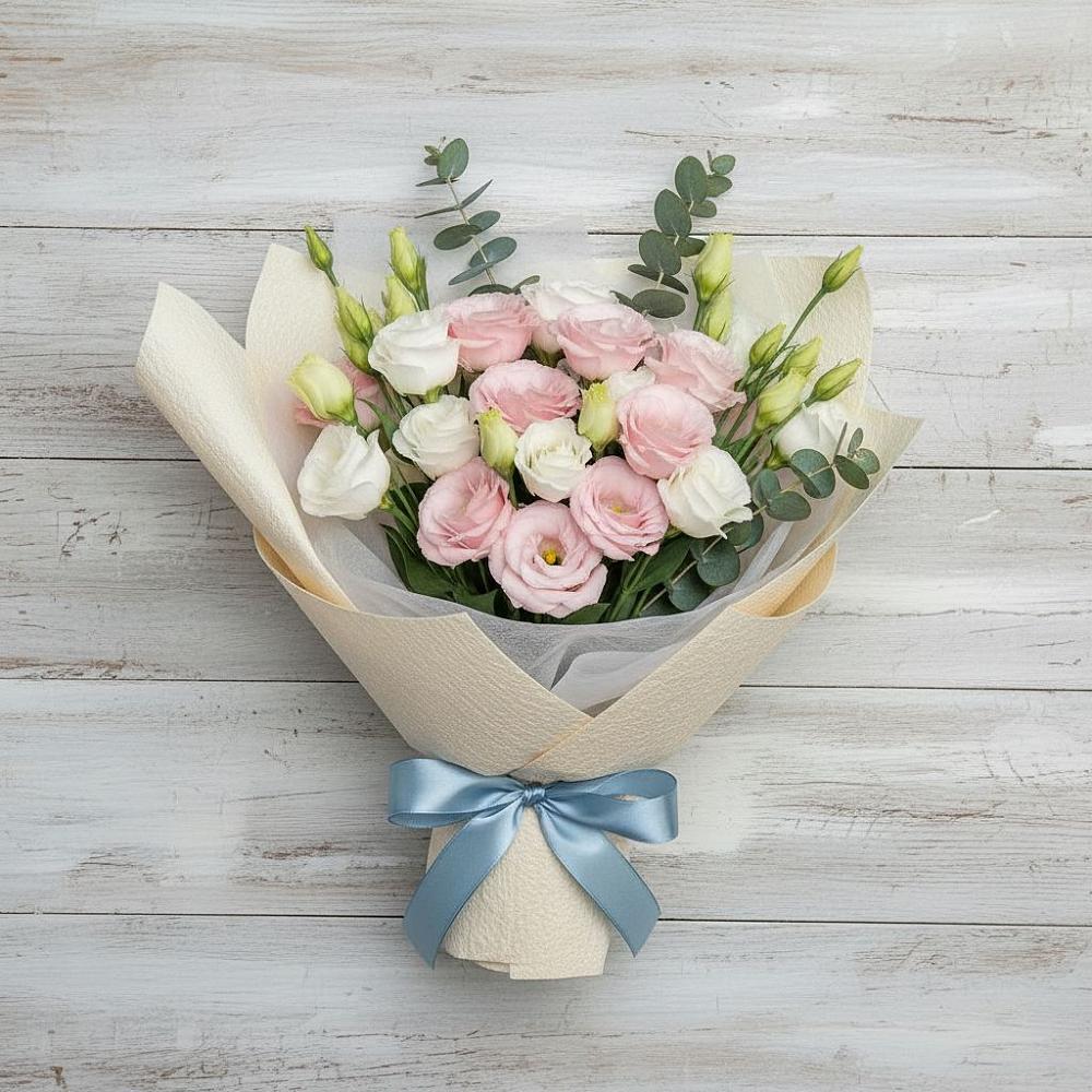 Букет цветов из: Лизиантусы в Ельне